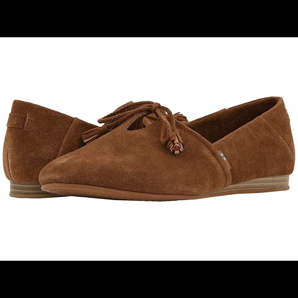 Toms Brown Suede Kelli